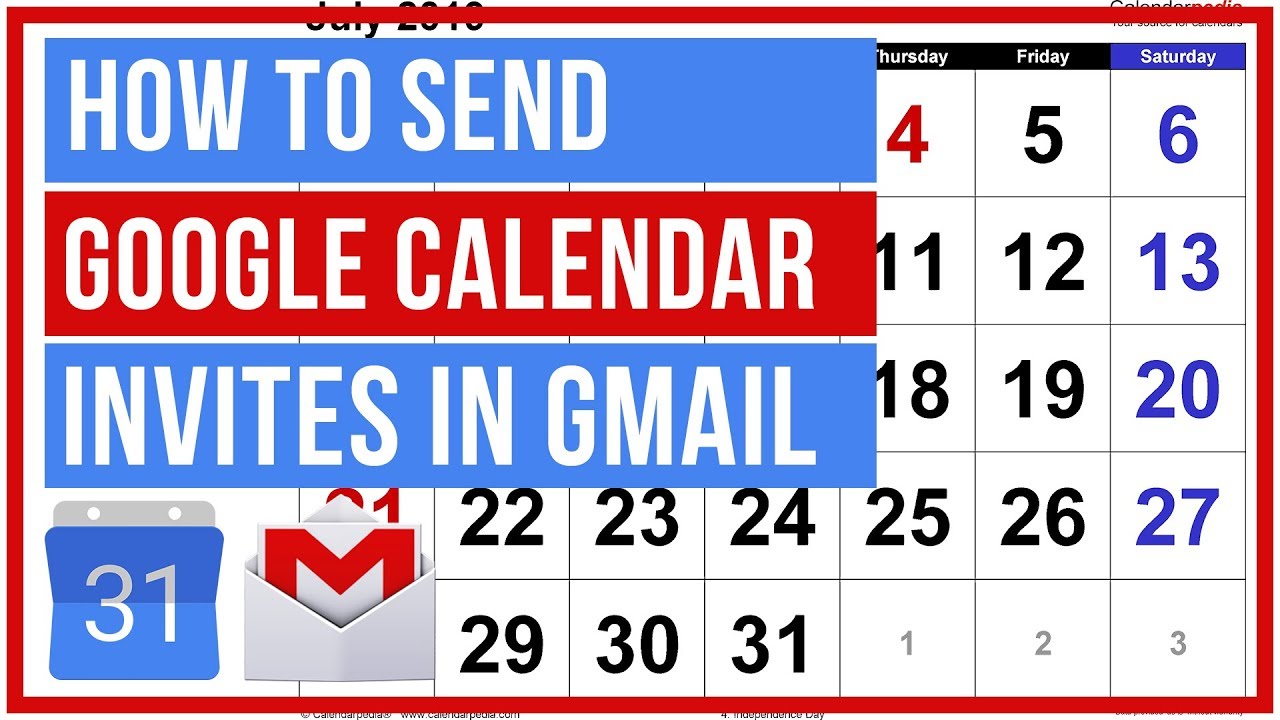 How to Create Google Calendar Invites in Gmail Think Tutorial